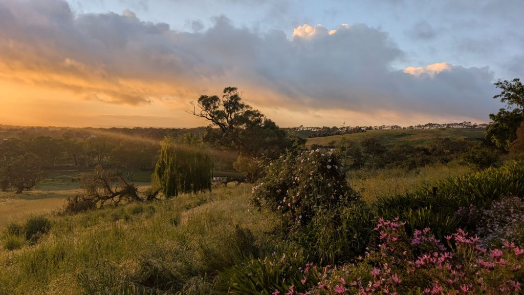 Beautiful image of sunrise 